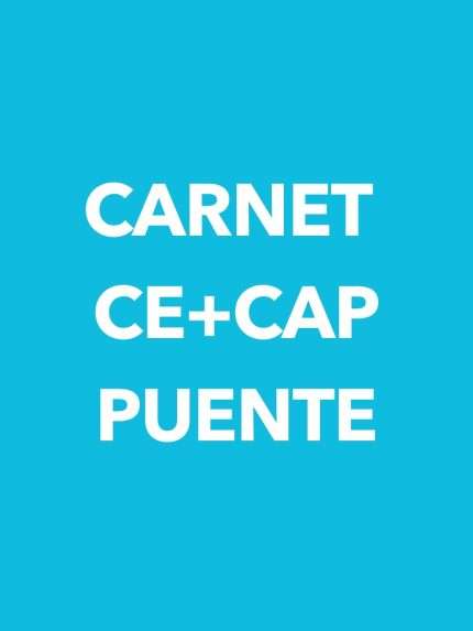 Carnet CE + CAP puente