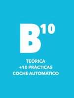 B coche Automático - Teórica + 10 Prácticas